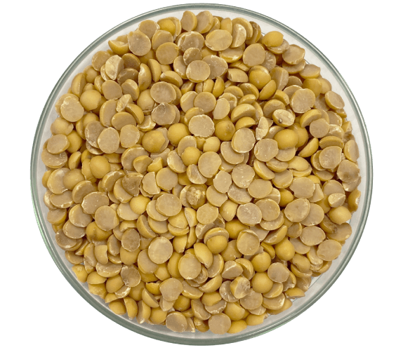 soja partida em grãos